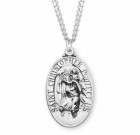 St. Christopher Necklace with High Relief