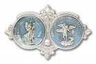 St Christopher & St Michael Visor Clip