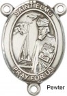 St. Elmo Rosary Centerpiece Sterling Silver or Pewter
