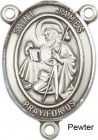 St. James the Greater Rosary Centerpiece Sterling Silver or Pewter