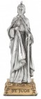 Saint Jude Pewter Statue 4 Inch