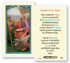 St. Luke Laminated Prayer Card
