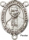 St. Marcellin Champagnat Rosary Centerpiece Sterling Silver or Pewter
