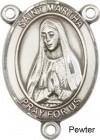 St. Martha Rosary Centerpiece Sterling Silver or Pewter