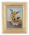 St. Michael 2.5x3.5 Print Under Glass