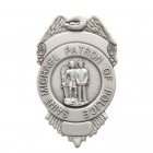 St. Michael Patron of Police Visor Clip