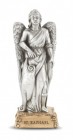 St. Raphael Pewter Statue 4 Inch