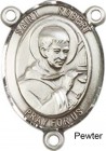 St. Robert Bellarmine Rosary Centerpiece Sterling Silver or Pewter