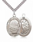 St. Sebastian Fishing Patron Saint Medal