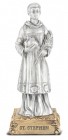 Saint Stephen Pewter Statue 4 Inch