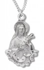St. Therese Medal Sterling Silver