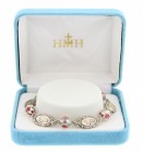 St. Therese Rosary Bracelet with Venetian Glass Beads