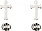 Sterling Silver Cross Post Earrings