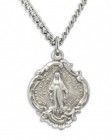 Women's Small Baroque Style Miraculous Pendant