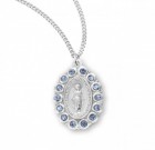 Women's Crystal Bead Miraclous Medal