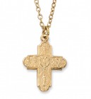 Women's Four-Way Medal with Dove Goldtone