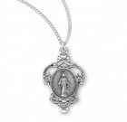 Women's Leaf and Scroll Miraculous Pendant