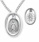 Women's Oval Frame Miraculous Pendant