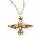 Women's Descending Dove and Host Necklace