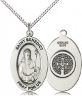 Women's St. Benedict of Monks Necklace
