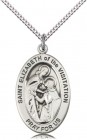 Women's St. Elizabeth of Expectant Mothers Necklace
