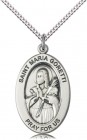 Women's St. Maria Goretti Oval Necklace