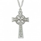 Women's Narrow Celtic Cross Sterling Silver