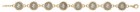 Women's Two-Tone St. Benedict Charm Bracelet