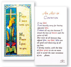 Act of Contrition Laminated Prayer Card [HPR767]