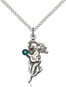 Angel Pendant with Birthstone Options [BLST4260]