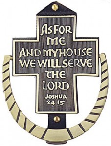 As For Me and My House Door Knocker [TCG0228]