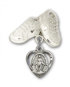 Baby Badge with Miraculous Charm and Baby Boots Pin [BLBP0215]