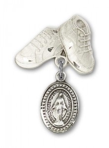 Baby Pin with Miraculous Charm and Baby Boots Pin [BLBP0069]
