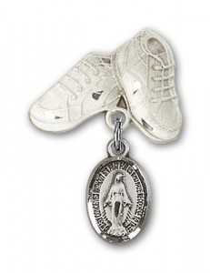 Baby Pin with Miraculous Charm and Baby Boots Pin [BLBP0083]
