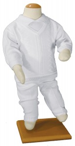 Boys 100% Cotton Knit Two Piece Baptism Outfit [LTM073]