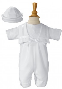 Boy's Irish Baptism Knicker with Shamrock Embroidery [LTM038]