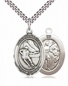 St. Sebastian Ice Hockey Pendant [EN6538]
