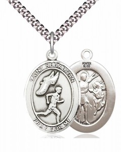 Men's St. Sebastian Track &amp; Field Medal [EN6543]
