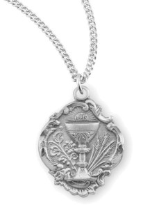 Budded Edge Girl's Chalice Necklace [HMM3373]