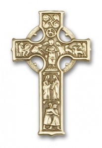 Celtic Cross Visor Clip [AUBVC027]