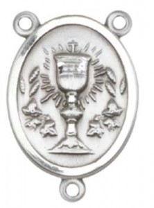 Chalice Sterling Silver Rosary Centerpiece [BLCR0126]
