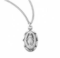 Child Miraculous Medal with Scalloped Border [HMM3177]