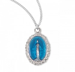 Child Size Fleur De Lis Border Miraculous Medal [HMM3178]
