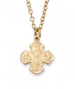 Child Size Four-Way Medal Goldtone [MV2011]