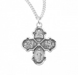 Child's Four Way Pendant with 16 Inch Chain [HM0793]