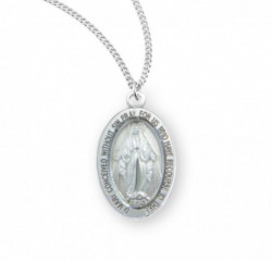 Child's Oval Miraculous Pendant [HM0759]