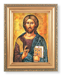 Christ All Knowing 4x5.5 Print Under Glass [HFA5309]