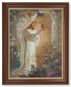 Christ Knocking 11x14 Framed Print Artboard [HFA5079]