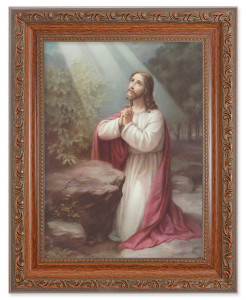 Christ on the Mount of Olives 6x8 Print Under Glass [HFA5353]