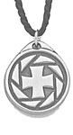 Circle Cross Pendant [TCG0342]